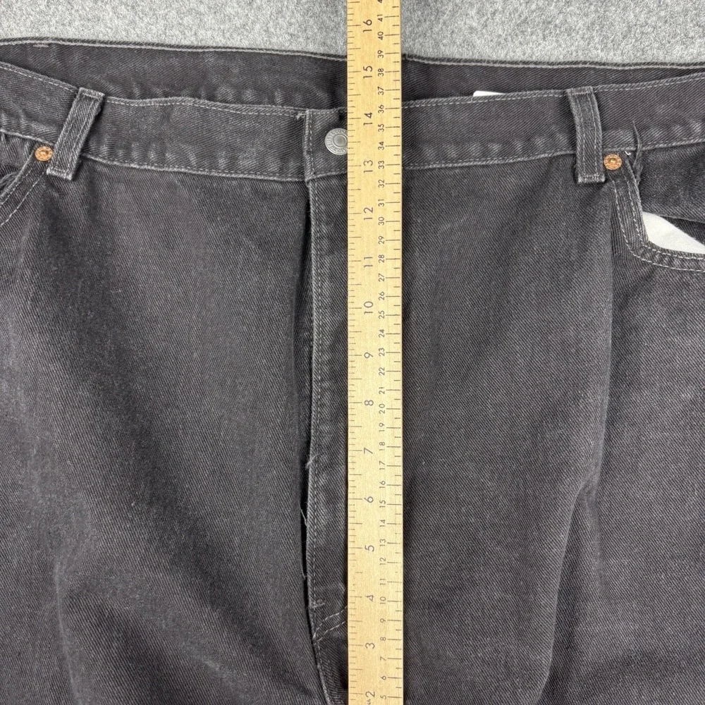 Vintage Levi's 505 Jeans Mens 50x30 (Fits 48x29) Black Relaxed Fit Skater Baggy
